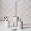 GoodHome Toilet Brush Elland, terrazzo