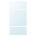 AULI 4 panels for sliding door frame, mirror glass, 100x201 cm