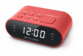 Muse Dual Alarm Clock Radio PLL M-10 RED