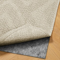 FULLMAKT Rug flatwoven, in/outdoor, beige/mélange, 60x90 cm