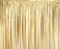 Fringe Deco Door Curtain 100x200cm, matt light gold