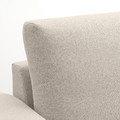 VIMLE 2-seat sofa, with wide armrests/Gunnared beige