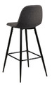 Bar Stool Wilma, grey/black