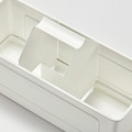 VÄLVÅRDAD Organiser, white, 22.5x9x12.5 cm