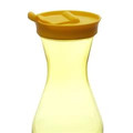 Water Bottle Carafe 1L, plastic, yellow