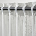 MATILDA Sheer curtains, 1 pair, white/with heading tape, 145x250 cm