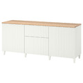 BESTÅ Storage combination with drawers, white/Sutterviken/Kabbarp white, 180x42x76 cm