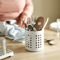 ORDNING Cutlery stand, white, 13.5 cm