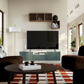 BESTÅ TV bench, white/Krukmakare dark grey-green, 180x42x39 cm