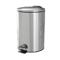 GoodHome Bathroom Waste Bin Koros 3 l, chrome