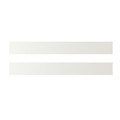 STENSUND Drawer front, white, 80x10 cm