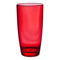 Plastic Drinking Glass 490ml, red