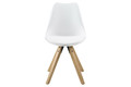 Chair Dima, faux leather, white