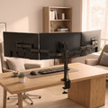 Three Monitor Desktop Stand 13-27" Max 8kg