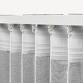HANNALILL Curtains, 1 pair, grey, 145x250 cm