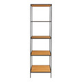 Shelving Unit Vita 5 Shelves, slim, oak