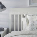 IDANÄS Bed frame, white, Luröy, 140x200 cm