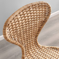 ÄLVSTA Chair, handmade rattan/Sefast chrome-plated