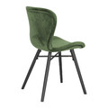 Chair Batilda, velvet, forest green