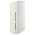 METOD Base cabinet with shelves, white/Veddinge white, 20x60 cm