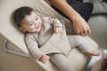 BABYBJÖRN Bouncer Balance Soft Woven/Jersey Tri Fabric, Light Beige + toy
