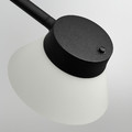 SAMBORD Desk lamp, black/white