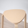 NORDEN / KYRRE Table and 4 stools, birch/birch, 26/89/152 cm