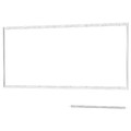 LYSEKIL Rail for wall panel, aluminium, 120 cm