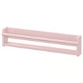 FLISAT Wall storage, pale pink, 70x9x16 cm