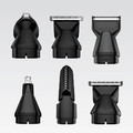 Feel Maestro 6-in-1 USB Rechargeable Hair & Body Grooming Set MR-661