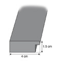 Photo Frame 40x50 cm, bright silver