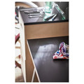 LAGKAPTEN Table top, black-brown, 140x60 cm