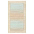 SKEVNING Runner, flatwoven, brown blue/stripe in/outdoor, 80x200 cm