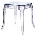 Table Ghost 62x62cm, transparent