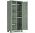 Outdoor/Workshop High Cabinet Multispace, jade grey