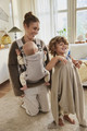 BABYBJORN Baby Carrier Harmony, Woven, Light Beige mélange, 0-3y