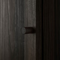 OXBERG Door, dark brown oak effect, 40x97 cm