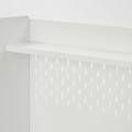 BERGLÄRKA Desk, white/tiltable, 120x70 cm