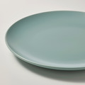 FÄRGKLAR Plate, matt light turquoise, 26 cm, 4 pack