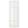 STENSUND Glass door, white, 30x80 cm