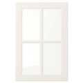 BODBYN Glass door, off-white, 40x60 cm