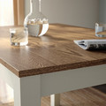ÅLHULT / ÅLHULT Table and 2 chairs, beige/brown/Kabusa light beige beige, 80x74 cm
