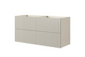 Wall-mounted Wash-basin Cabinet MDF Nicole 60cm, cashmere