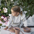 Elodie Details Longsleeved Baby Bib, Autumn Rose, 1-3y