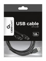 Gembird USB Cable 2.0 Type AB AM-BM 1.8m black