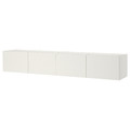 PLATSA Wall storage, white Fonnes, white, 240x42x40 cm