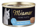 Miamor Feine Filets Dose Tuna & Shrimps 100g