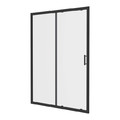 GoodHome Sliding Shower Door Beloya 120 cm, black/transparent
