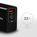 AXAGON Wall Charger EU Plug QC3.0/AFC/FCP + P ACU-PQ22