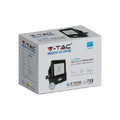 V-TAC Floodlight LED 10W 6500K 735lm, black